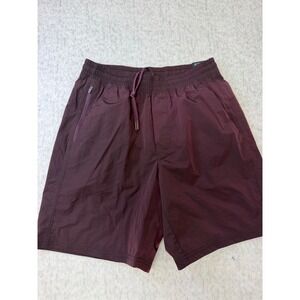 VRST Mens 7 Inch All-In Unlined Short Burgundy Plum Shine VRST‎ Small